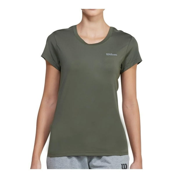 Playera Wilson para Mujer, deportivo Talla CH Verde
