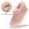 thumbnail image 5 of LUXUR Winter Shoes for Womens Moccasin House Slippers Slip On Ankle Boots Indoor & Outdoor, 5 of 8