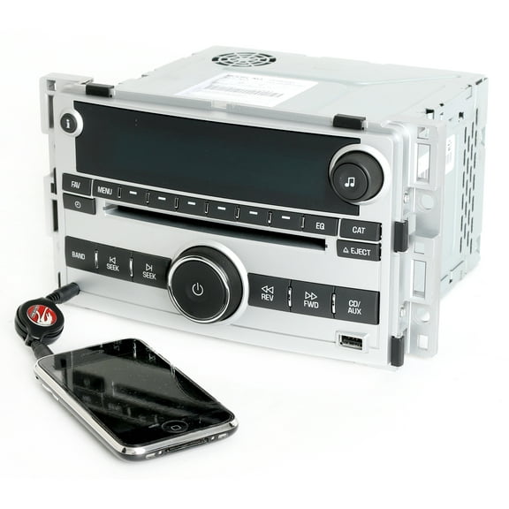 Restored Chevy Malibu 2009-12 Silver Radio AM FM CD Player w Aux Input & USB 20940843 UUI (Refurbished)