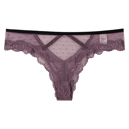 Meiodtion Underwear for Women Breathable Bikini Comfort Cute Panty Seamless Hiphuggers Stretchable Panties Purple XL