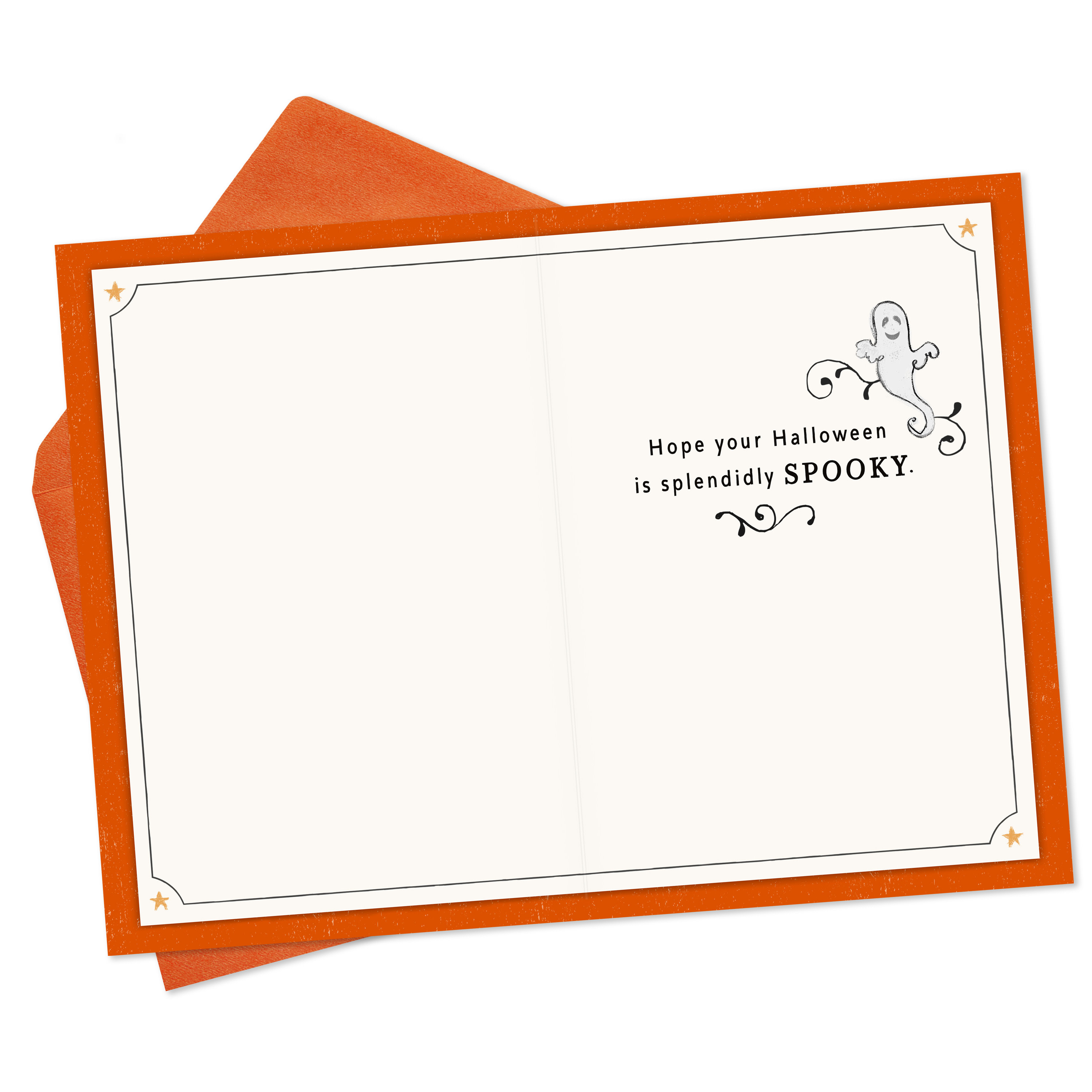 Hallmark Halloween Greeting Card (Splendidly Spooky Ghosts and Jack-o'-Lantern)