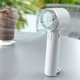 thumbnail image 4 of Camping & Hiking Turbine Icing Portable Mini Fan 5 Speed Handheld Fans With Flashlight USB Rechargeable Battery Lightweight Personal Use for Indoor Outdoor Travel Outdoor Gear, 4 of 6