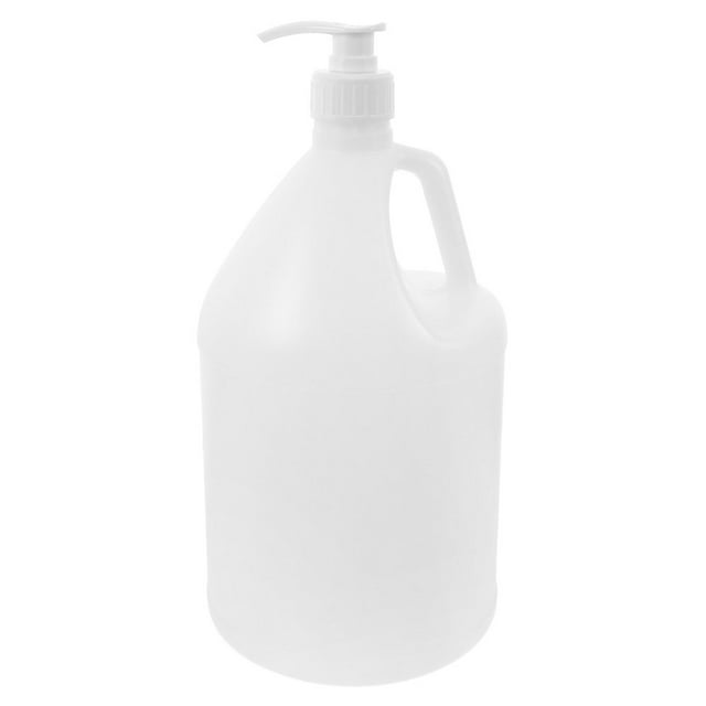 SUTENGDA 1 Set Plastic Bucket Practical Water Bottle Portable Gallon Bottle With Lid And Pump 4L