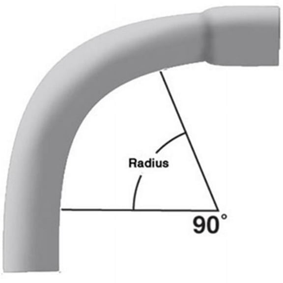 Cantex 5233847U 2.5 in. 90 deg ElbowSchedule 40 24R