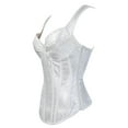 thumbnail image 2 of Grebrafan Bustier Corset Top Gothic White M, 2 of 5