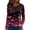 Red, variant on MuXiKeJi Clothes Womens 3/4 Sleeve V Neck T-Shirts Valentina's Day Spring Shirts Love Heart Graphic Tee Tops