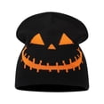 thumbnail image 3 of Hkoxplj Halloween Beanie Hat Unisex Pumpkin Ghost Knit Beanie Hat Warm Stretchy Soft Knitted Beanie Cap for Men Women Cosplay Costume Theme Party Winter Outdoor Hiking Daily Beanie Hat, 3 of 3