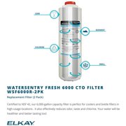 Elkay EZH2O Stainless Steel Filtered Surface Mount 3,000-Gallon Top Loading Water Cooler
