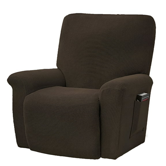 AUQ Super Stretch Recliner Cover Recliner Couch Covers Recliner Chair Cover Form Fitted Non Slip Reclining Slipcovers For Standard Large Recliner Soft Thick