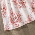 thumbnail image 4 of Odeerbi Niñas Floral A-Line Vestidos Primavera Otoño Algodón Cuello Redondo Manga Larga Vestido, 4 of 9