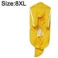 thumbnail image 2 of Chubasquero para perros grandes, chubasquero impermeable amarillo con capucha, que cubre todo el cuerpoPerro amarillo.8XL, 2 of 5