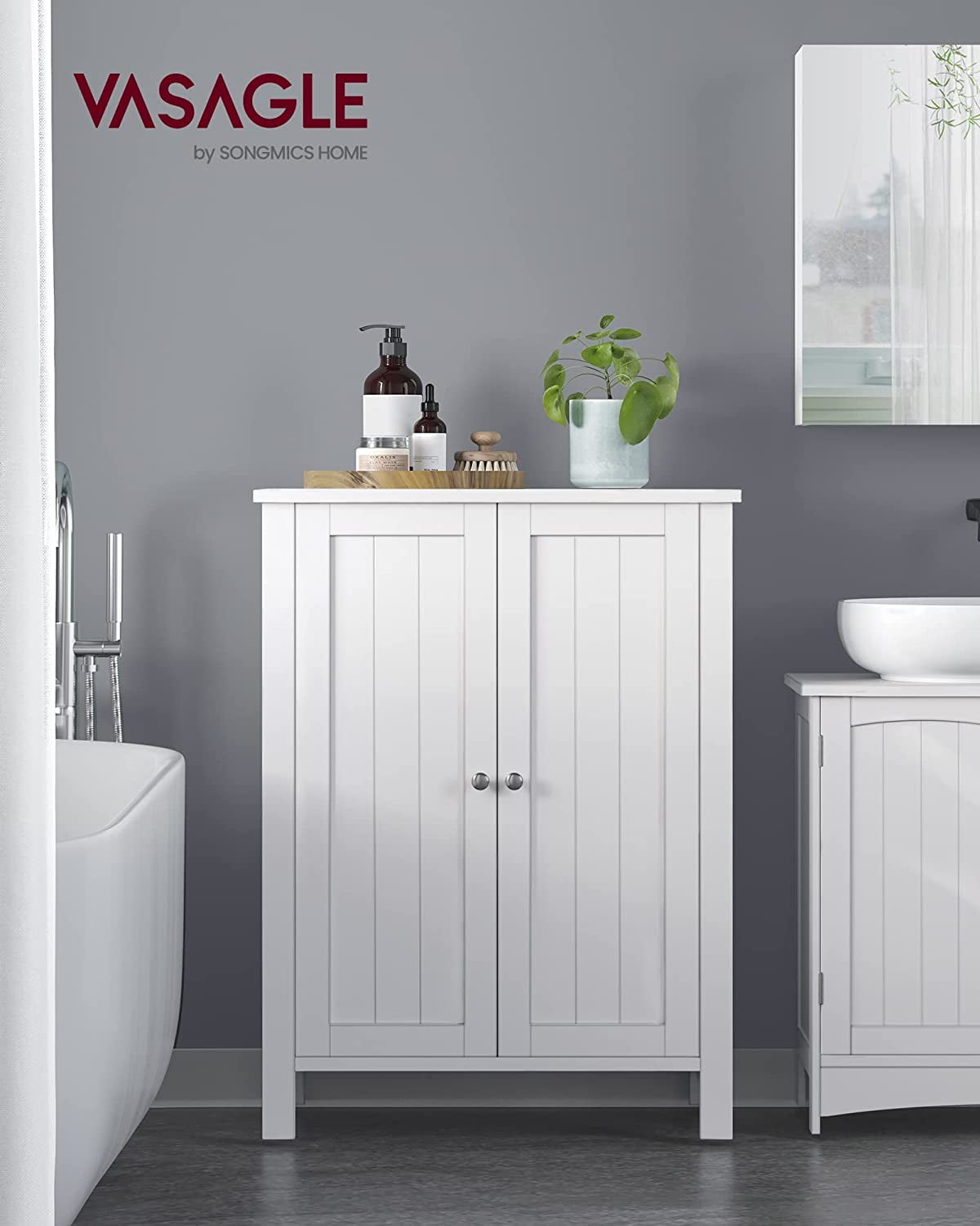 72'' Free Standing Tall Floor Bathroom Storage Cabinet — Myers Goods Home &  Decor