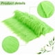 thumbnail image 4 of Tela de pelo verde de 20x20 pulgadas, cortes de pelo suave y esponjoso, parches cuadrados de pelo peludo, cuadrados de felpa, 4 of 7