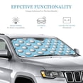 thumbnail image 3 of Fuzoiu Golf Balls 1 Print Car Windshield Sunshade,Foldable Reflective Sun Visor,Windshield Sun Shade,UV Rays Sun Visor Shade,Auto Front Sun Shield Shade-Medium, 3 of 8