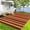 Red Multi, variant on ZACOO 9'x18' Multicolor Stripe Outdoor Rug, Waterproof UV Resistant Large Patio Mat for Deck RV, Multi Blue
