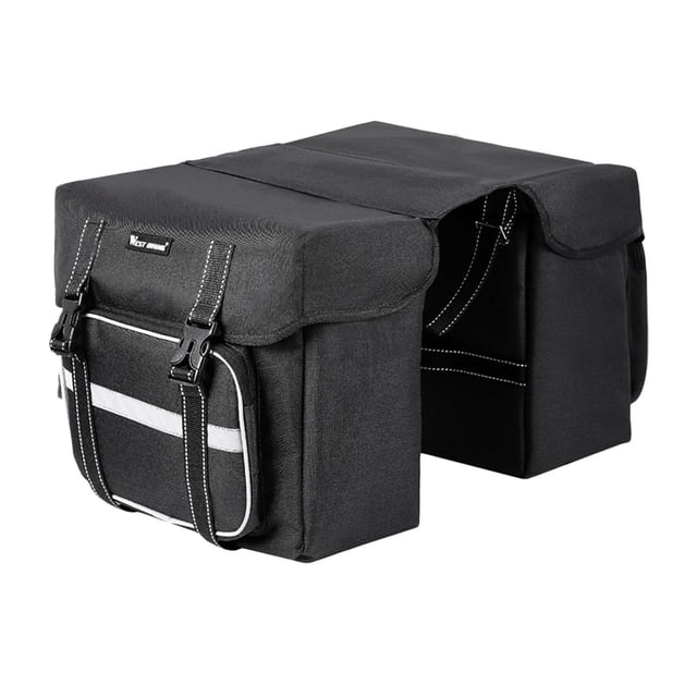 jinwen 25L Large Capacity Rear Carrier Rear Side Reflective Tail Seat Luggage for black