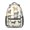 Dachshund and Poodle, variant on Pug and Scarves Blue Pattern Backpack for School, Cute School Bag with Adjustable Shoulder Straps and Padded Back, 15.3"x11"x6.7"