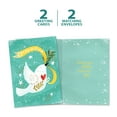 thumbnail image 6 of Tree-Free Greetings Holiday Greeting Card 2 Pack, 5x7, Peace Dove (GT65805), 6 of 6