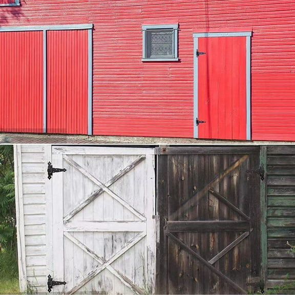 WRITWAA Heavy Duty Iron T Hinge 1 Set for Projects, Gate, Door, Cabinet, and Furniture Hardware