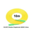 thumbnail image 2 of SHISUYAN Optical Fiber Patch Cord Simplex Single Mode SC/APC-SC/APC-G652D, 2 of 4