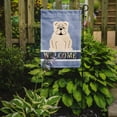 thumbnail image 2 of Carolines Treasures BB5704GF English Bulldog White Welcome Garden Size Flag, 2 of 3