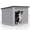 Grey, variant on Bifanuo Waterproof Dog House, PP Material Indoor Outdoor Kennel with Ventilated Design & Sloping Roof for Small to Mediumrge Dogs, Easy to Clean Design Pet Shelter, Grey,32.1" L x 25.1" W x 24" H