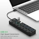 thumbnail image 5 of Divisor De Concentrador Usb 3.0 Alimentado Con Interruptores Individuales Para Computadora (7 Puertos), 5 of 5
