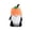 A002- Saffron, variant on Fall and Halloween Decor, Halloween, Halloween Plush with Faux Red Hat and Black Devil Horns, Red Decor for Halloween Shelf Display, 5X3X2 Inch No-Face Stuffed Dwarf Doll, Soft