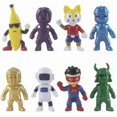 thumbnail image 1 of 8pcs/set Stumble Guys Game Figure Toys Set Collection Model Figurines Desktop Decor For Kids Adults Gifts, 1 of 5