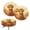 Highland Cow Sunflower Pumpkin, variant on COEQINE Skeleton Mushroom Moon Stool Covers Round 12-14 Inch Washable Bar Stool Slipcovers Anti-Slip Round Stool Chair Saddle Stool Covers Halloween Decor, 2 Count