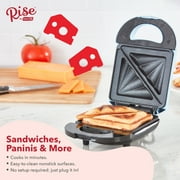 Rise By Dash Compact Pocket Electric Sandwich Maker, Toasting, Omelets & More, Non-Stick Surfaces - Blue
