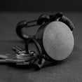 thumbnail image 4 of 2 pcs Retractable Key Chain Black Elastic Pull Buckle Retractable Key with Steel Wire Rope, 4 of 8
