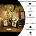 thumbnail image 4 of Tabletop Bonsai Tree Light Copper Wire LED Table Lamp Tree Lamp with Leaves Table Lamp for Living Room Home Decorations Home Decor Gifts, 4 of 9