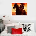 thumbnail image 4 of GOSMITH Horse Decor Wall Art Rustic Western Horse Picture for Wall Decoration Farmhouse Country Horse Painting Inspirational Canvas Print Modern Home Artwork Bedroom Bathroom Gift, 4 of 4
