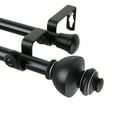 thumbnail image 2 of Dynasty Double Curtain Rod 120-170 inch - Black, 2 of 2