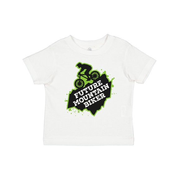 Inktastic Mountain Biking Future Mountain Biker Boys or Girls Toddler T-Shirt