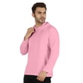 thumbnail image 4 of Inkmeso Solid Winter Hooded Sweatshirt For Mens Long Sleeve Drawstring Pullover Hoodie, 4 of 7