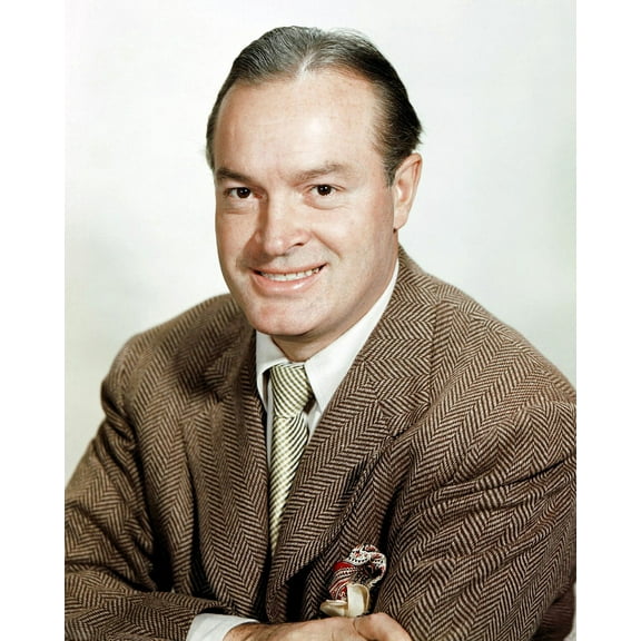 Bob Hope Smiling Brown Suit Portrait Studio 1950's 24X36 Classic Hollywood Poster