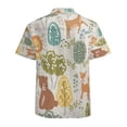thumbnail image 3 of High Quality Hawaiian Shirts for Men Short Sleeve Aloha Beach Shirt Floral Summer Casual Button Down Shirts Blouses HJQIJR, 3 of 7