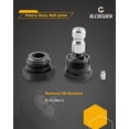 thumbnail image 2 of HUGFEGWE Ball Joint Heavy Duty, Compatible with 2014-2024 Polaris RZR XP 1000/4 1000/4 Turbo S / 4 1000 EPS High Lifter Edition, Off-road UTV Death Grip Replacement Ball Joint, KRZRBJ10, 1, 2 of 7