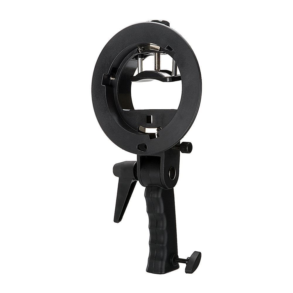 Fotodiox Pro Flash Bracket Holder with Handle for Speedlight Flash Guns
