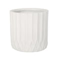 thumbnail image 2 of LiviNest MGO Planter, Antique White Square Planter, 16.5 Inch Weather Resistant Outdoor Indoor Plant Pot, Lightweight Magnesium Oxide Planter for Patio, Entryway, Living Room Floor, 2 of 6