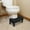 Black 2H1, variant on Qonioi Toilet Foot Stool, Ergonomic Squatting Stool for Bathroom, Potty Stool, Toilet Step Stool