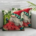 thumbnail image 3 of COMIO Summer Pillow Covers Watermelon Gnome Decorative Throw Pillow Case Summer Watercolor Melon Fruit Cushion Case for Farmhouse Home Sofa Home Couch Office Decoration, 3 of 5
