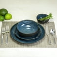 thumbnail image 6 of Sango Resona 16-Piece Stoneware Dinnerware Set, Variegated Blue, 6 of 13