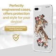 thumbnail image 2 of Case Yard iPhone-8-Plus Case Clear Soft & Flexible TPU Ultra Low Profile Slim Fit Thin Shockproof Transparent Bumper Protective Cover Drop Protective Cell Phone Cases (Eye of the Tiger), 2 of 8