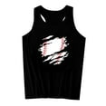 thumbnail image 4 of Pompotops Women's Pullover Sleeveless Printing Solid Color Vest Tops, 4 of 4
