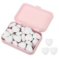 thumbnail image 1 of Uxcell 20 Pcs Pines para Funda de Edredón para Sostener el Edredón por Dentro, Clips para Edredón con Material de Tela Suave para Cojines de Edredón, Cortinas, Blanco (Corazón), 1 of 6