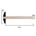 thumbnail image 2 of Pacific Arc, 18 Inch T Square, Traditional Maple Blade with Acrylic Edge, 2 of 11