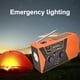 thumbnail image 5 of Radio portátil AM/FM y NOAA Radio de manivela de emergencia solar para exteriores con linterna LED SOS, 5 of 8